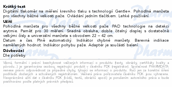 Microlife Tlakoměr BP A2 Basic dig.aut.+adaptér