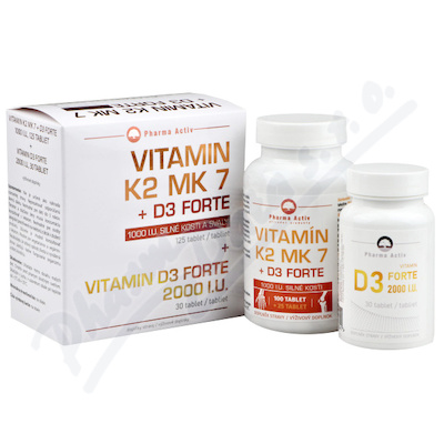 Vit.K2 MK7+D3 For.tbl.125+Vit.D3 For.200