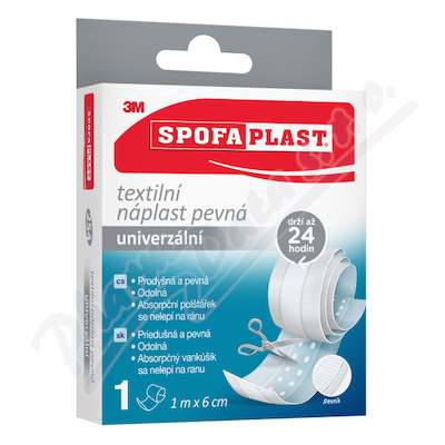 Spofaplast 254 Pevna text.naplast 1mx6cm