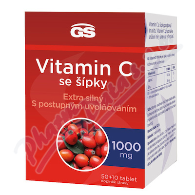 GS Vitamin C1000 se sipky tbl.50+10