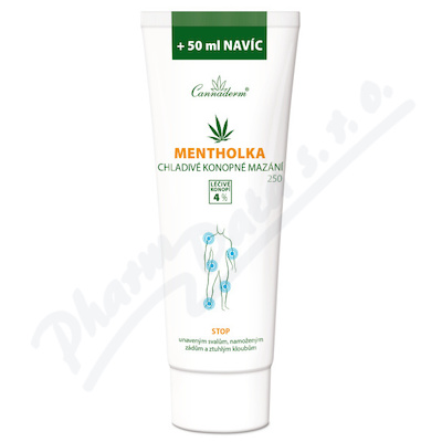 Cannaderm Mentholka chlad kon.maz.250ml