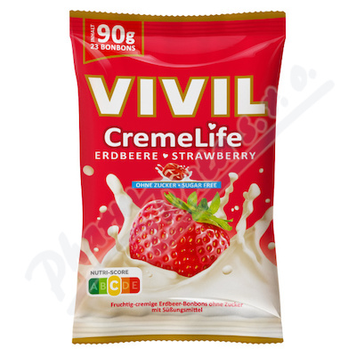 Vivil CremeLife jahoda b.cuk.90g 4740