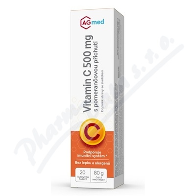 Vitamin C 500mg pomeranc tbl.eff.20 AGme