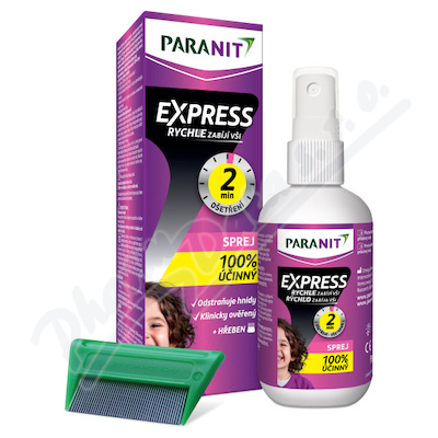 Paranit Express sprej+hreben