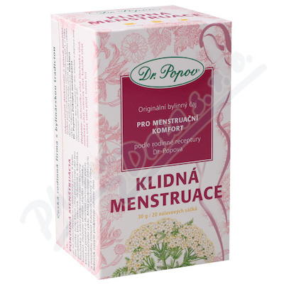 Dr.Popov Caj Klidna menstruace 20x1.5g