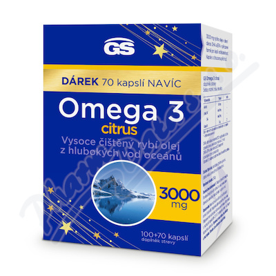 GS Omega 3 citrus 3000mg cps.100+70 dare