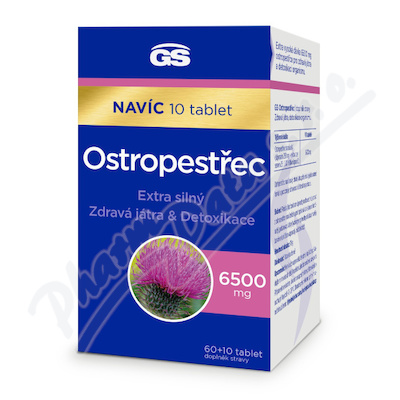 GS Ostropestrec 6500mg tbl.60+10