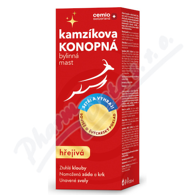 Cemio Kamzik konop mast hrej 200ml darek