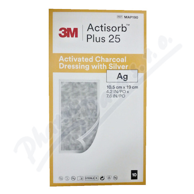 Actisorb Plus 25 kryti 10.5x19cm 10ks