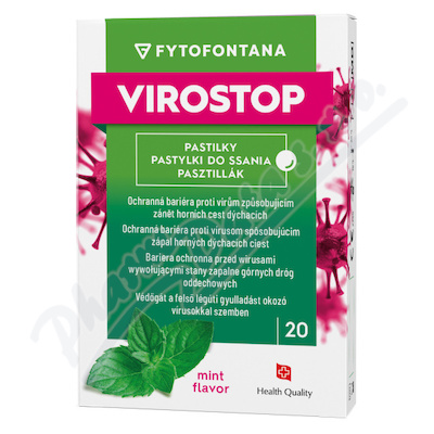 Fytofontana VIROSTOP pastilky mata 20ks