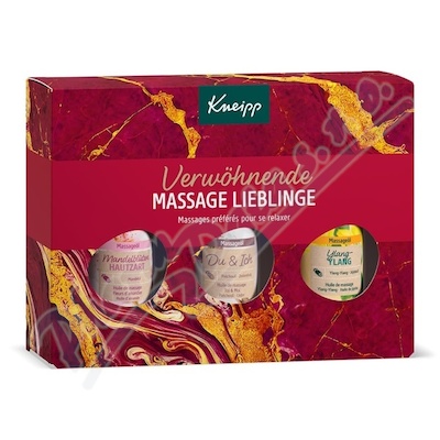 Kneipp Dárková sada Masážni oleje 3x20ml