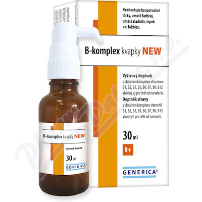 B-komplex kvapky NEW 30ml Generica