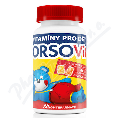 ORSOVit multivit.s ovocnou prichuti 60ks