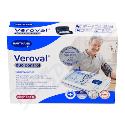 VEROVAL dig.tonometr L duo contr.connect