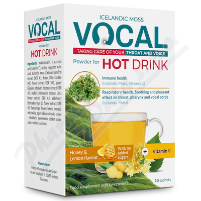 Vocal Hot drink s pr.med&citr.sacky 10ks